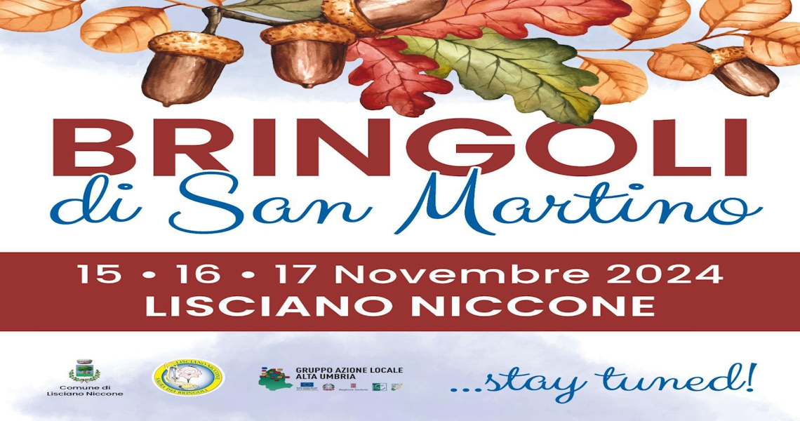 playbill Sagra dei Bringoli di San Martino 2024 - Lisciano Niccone